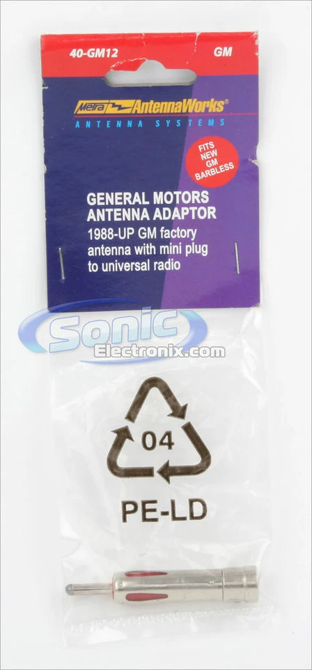 Adaptador de enchufe de antena de fábrica Metra met-40gm12 para conector de radio de repuesto Foto 2 de 2