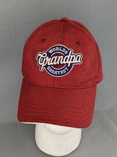 Worlds Greatest Grandpa Embroidered Adjustable Baseball Hat Cap