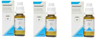 ADEL 21 Prostate Drops Pack of 3 Natural Homeopathic Remedy for Urinary Support