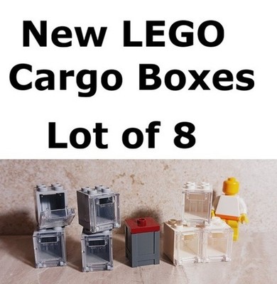 New LEGO Cargo Lot Boxes Freight Star Wars Frieght Containers Train Plane Boat