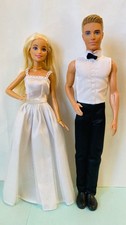 Mattel Barbie Bride and Groom Doll Bundle Vgc