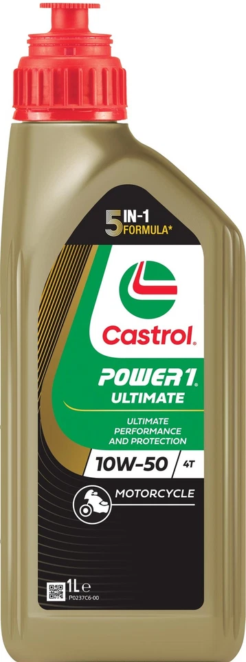 Huile Castrol Power 1 Racing 4T 10W50 1L MW (bidon) - Photo 1/1