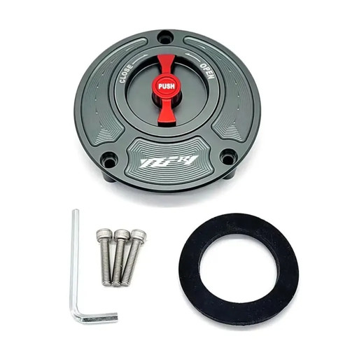 Motorcycle Gas Fuel Tank Cap Cover Aluminum For Yamaha YZFR1 YZF-R1 1998-2026 - Picture 4 of 14
