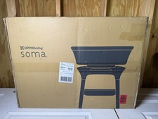 UPPAbaby Soma Smart Bassinet with MotionSync Mattress Sheet New/Open Box