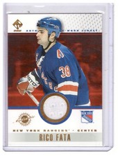 Rico Fata 2001-02 Pacific Private Stock Jersey Card #66