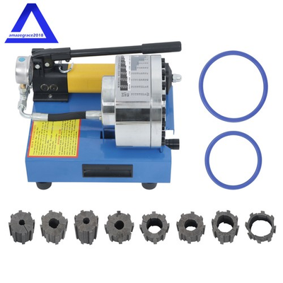 #ad #ad Hose Crimper High Pressure Hydraulic Hose Crimping Machine With 8 Sets Dies $401.00