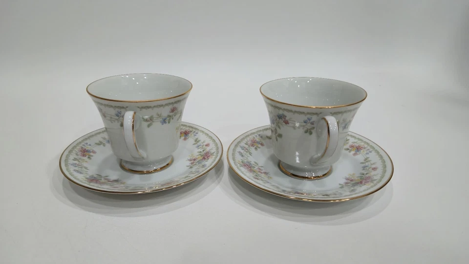 Juegos de platillos para tazas de té Noritake Memory (2 juegos) | #2882 | China fina Foto 4 de 4