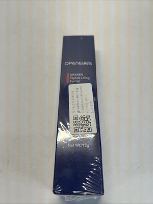 Openeyes Awaken Peptide Lifting Eye Gel 15g NIB