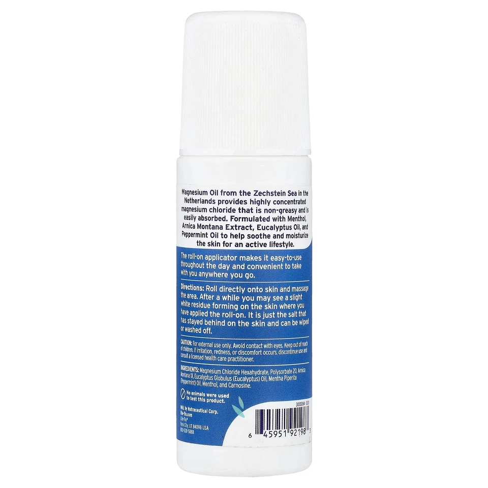 Aceite de magnesio deportivo roll-on, 3 fl oz (89 ml) Foto 2 de 2