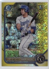 2022 Bowman Chrome Prospects Yellow Mini-Diamond Refractor 52/75 Luca Tresh 0o9a
