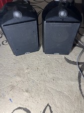 Monster THX Monitor Speaker 100 (THX SL100-MTR BK) Pair of 2 Black Used Works