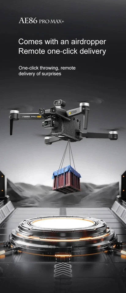 Drone de pesca PRO MAX 8K GPS cebo caída largo alcance FPV 360° prevención de obstáculos Foto 4 de 4