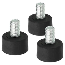 Universal M8 x 1.1" Rubber Tripod Feet, 3 Pack Anti-Slip Tripod Replacement