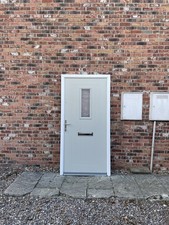 £525 UPVC PVC Composite Door Pebble Grey Front Door Back Door 1015mm x 2060mm
