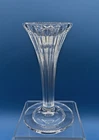Vintage Waterford Crystal 6" Candlestick Pair, Corinth Pattern Signed