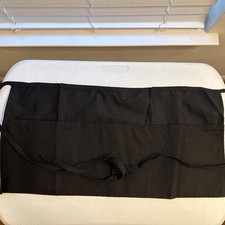 Edwards Unisex 3-Pocket Waist Apron - Black Brand new