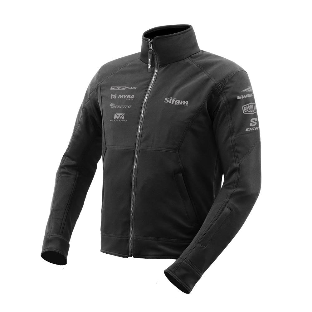 Blouson SPORT SQUAD noir S idéal pour les sorties en ville et le cyclisme