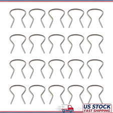 20pcs Window Crank Retainer Clips 76980 Metal Door Handle Retaining Size 20pcs