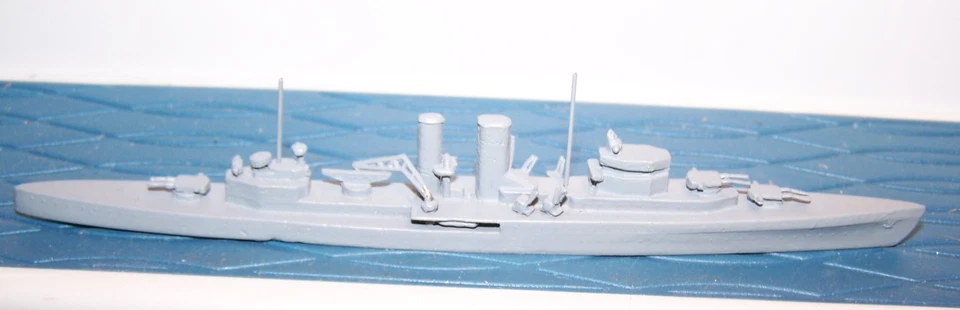 COMET AUTHENTICAST WWII BRITISH EXETER CLASS HEAVY CRUISER CA 1:1200 ORG BOX - Image 2 of 4