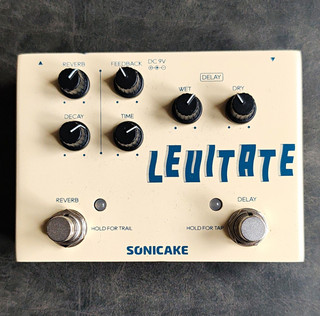 SONICAKE Levitate Digital Reverb/Delay Effects Pedal for Electric Guitar