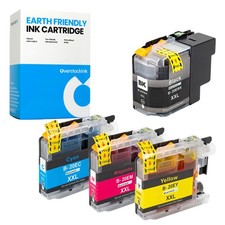 Black Color Ink Lot fits Brother LC20E Cartridges for MFC