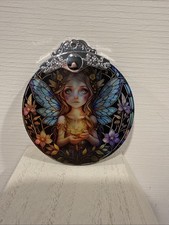 Stained Glass Butterfly Summer Fairy Christmas Ornament Sun Catcher