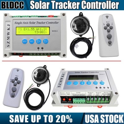 Auto-Tracking Single/Dual Axis Solar Panel Tracker Sunlight Track LCD Controller