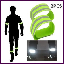 Cintas reflectantes para caminar, andar en bicicleta y correr de noche. Cinta re