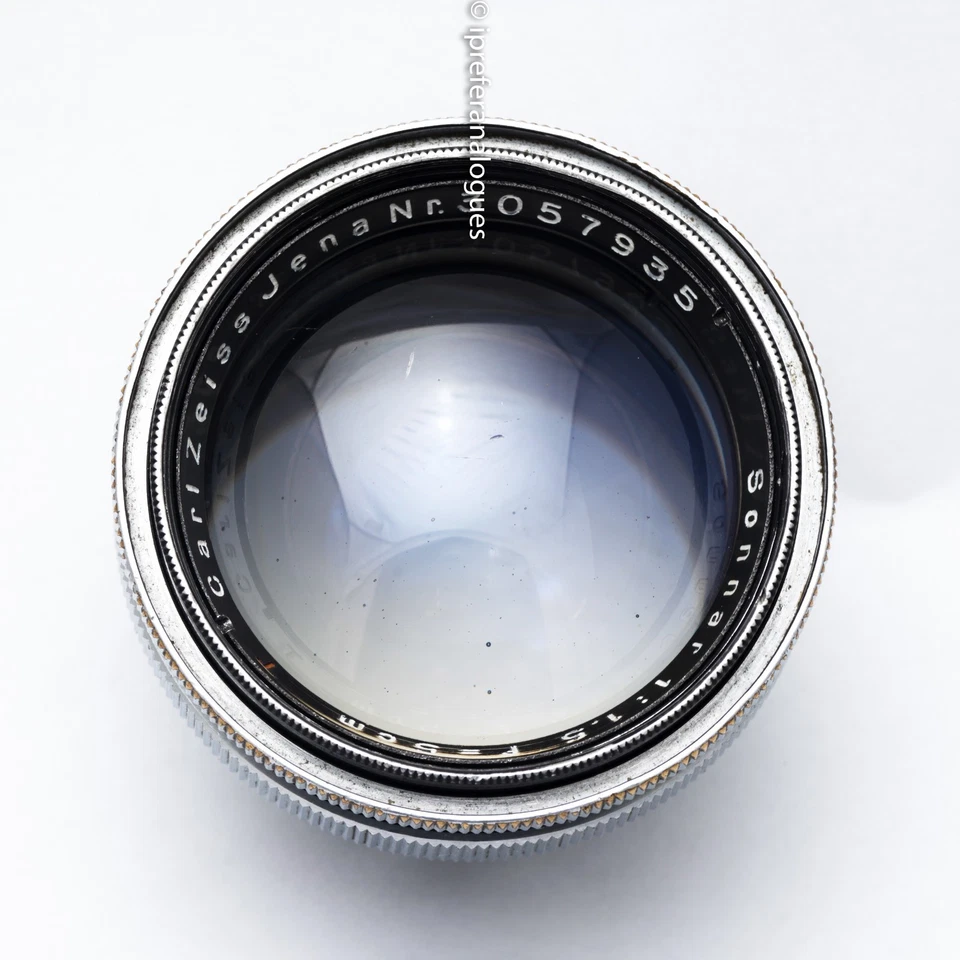 Monture télémétrique Carl Zeiss Jena Sonnar T 5 cm 1,5 Contax début d'après-g... - Photo 4/4