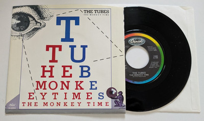 THE TUBES Monkey Time 7'' VINYL SINGLE in Picture Sleeve CAPTIOL B-5254