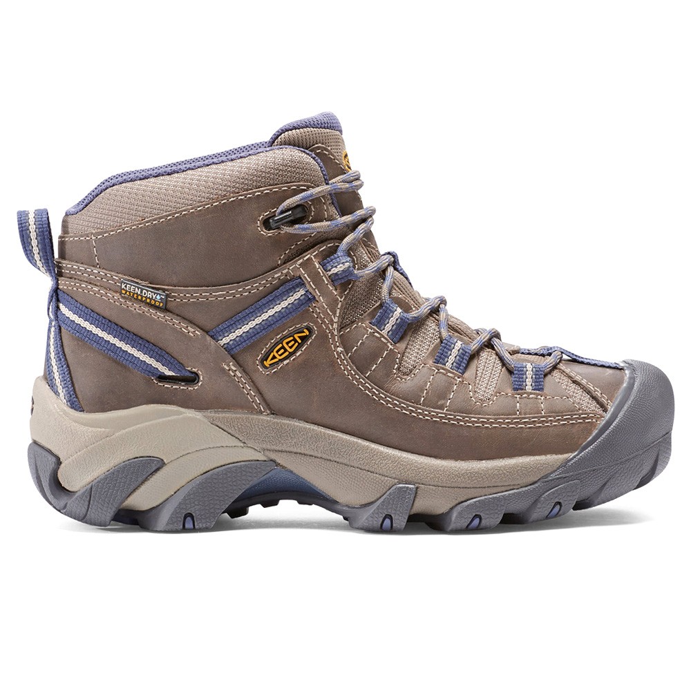 Keen Targhee II Mid Waterproof Hiking Boots for Women in Brown 10165