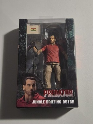 NECA Predator Jungle Briefing Dutch Figure SDCC Exclusive Action Figure 30th