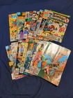 Lot Of 14 Vintage Superhero Comic Books Batman Superman SpiderMan Bonus Mad Hulk