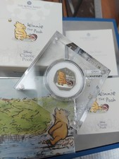 2020 Winnie The Pooh 50p Silver Proof Coin Royal Mint Box COA Disney Classic