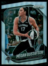 2025 Panini Prizm WNBA #49 Megan Gustafson Silver Prizms