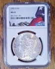 1902-O Morgan Silver Dollar NGC MS62 (183)