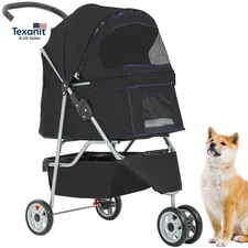 Pet Stroller, 3 Wheels, Travel Folding Carrier T13