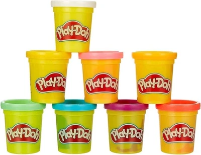 Play-Doh Knete Regenbogen 8x56g – 8 Farben Bastelset für Kinder ab 2 Jahren