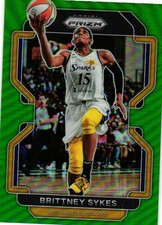 2022 Panini Prizm WNBA #151 Brittney Sykes Green