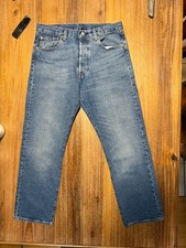 Imagen de NWOT Levi’s Premium 501 ’93 Men’s Jeans 33x30 Med Wash Straight Leg Button Fly