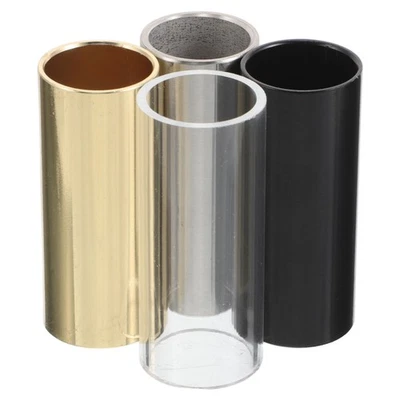 4 Pcs Accessoires Pour Guitare Acoustique Slides Métalliques Toboggan En Acier - Photo 1/4