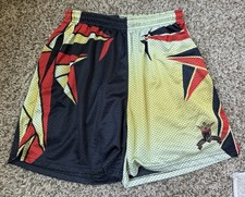 Eddie Guerrero Chalk Line Men’s Athletic Shorts S Black & Gold Authentic WWE WCW