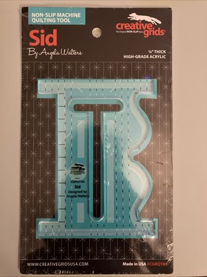 Creative Grids Non-Slip Machine Quilting Tool - Sid By Angela Walters 1/4  thick