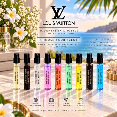 Louis Vuitton EDP Perfume Sample Spray 2 mL Choose Your Scent New In Box