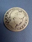 1915 Barber Head QUARTER Dollar Minted In New Orleans 90% Silver