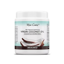 Max Care Wide Mouth Natural & Cold Pressed Virgin Coconut Oil, 500ml
