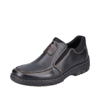 Rieker Herren Halbschuh Slipper Schwarz Schuhe 19961-03