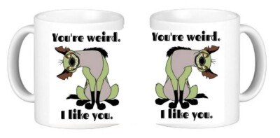 Your Weird I Like You Neuheit Keramik Kaffeebecher in bruchsicherer Box