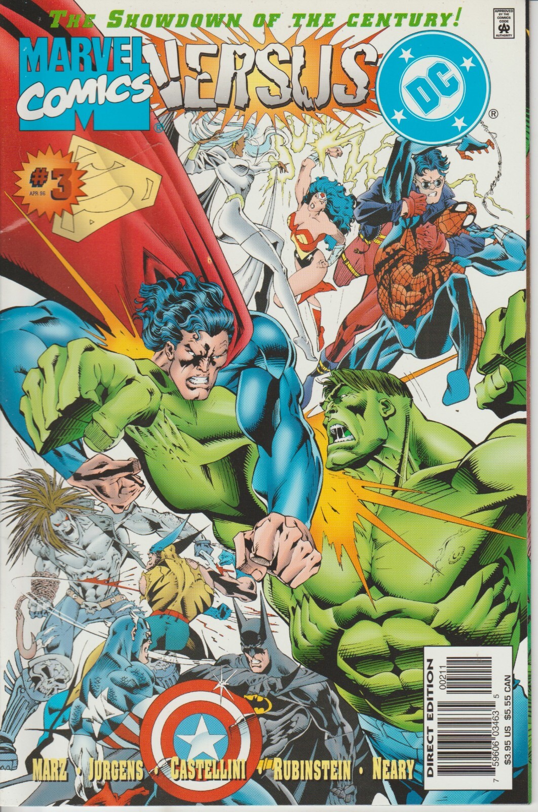 DC & MARVEL COMICS DC VERSUS MARVEL #3 VF+