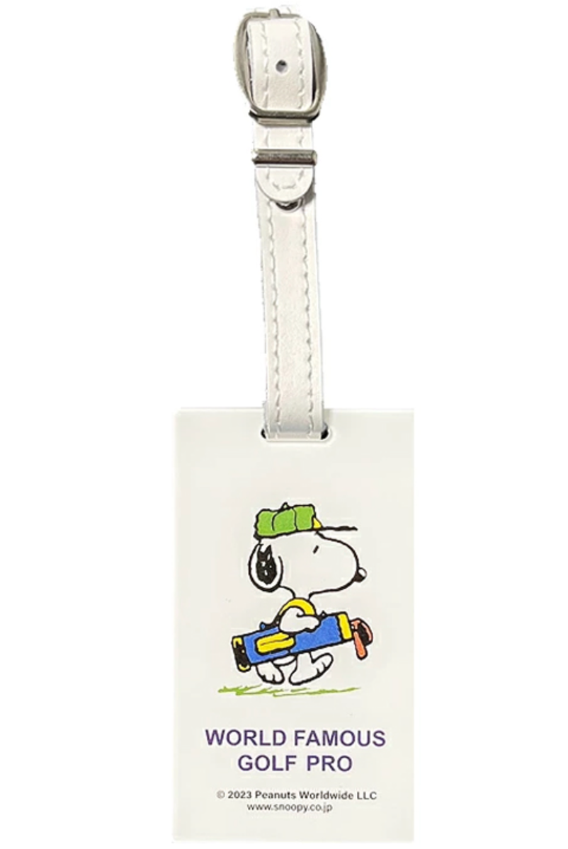 SNOOPY GOLF 赤 キャディバッグ SNOOPY Golf Ball Japan Caddy Carry Bag Name Tag Z-197 | eBay